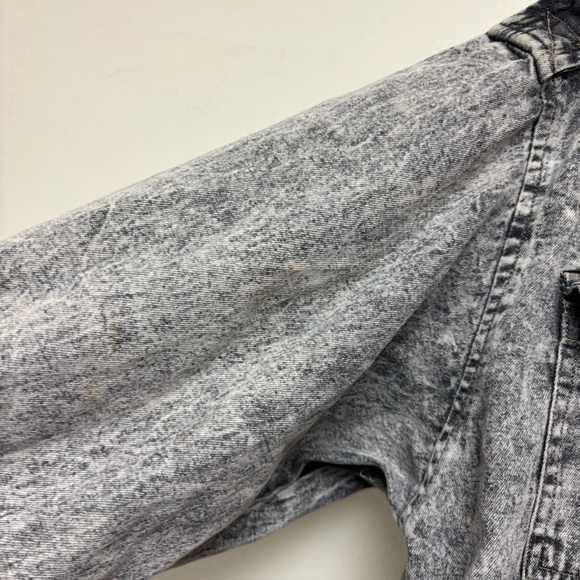 Vintage Don’t Stop Acid Wash Denim Dress - Picture 3 of 13